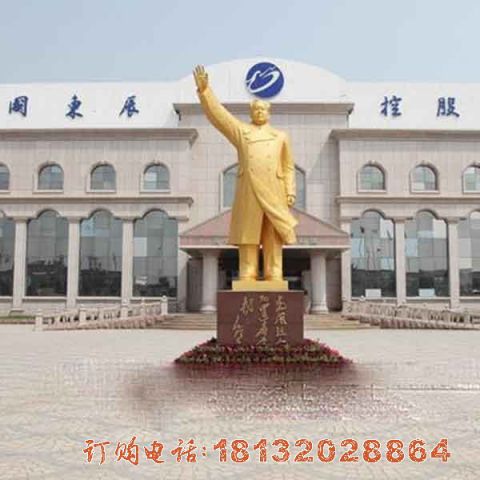 毛泽东铜雕